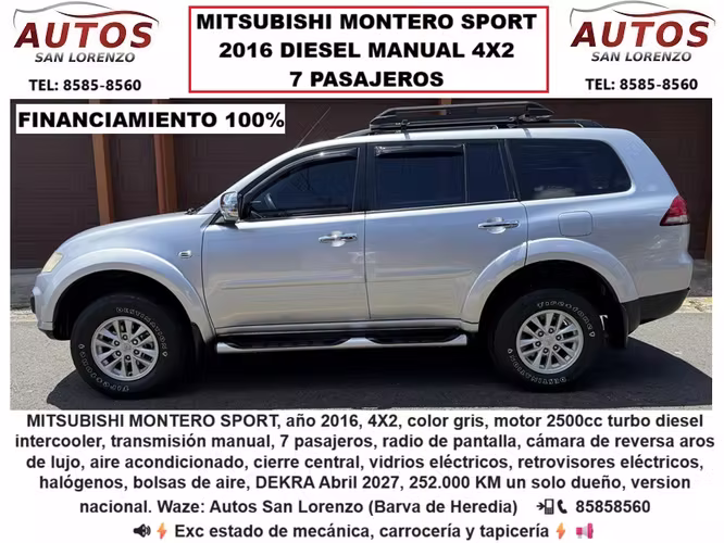 Mitsubishi Montero Sport 2016